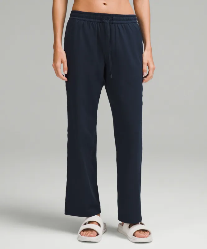 Soft Jersey Straight-Leg Mid-Rise Pant *Short sold by Lululemon