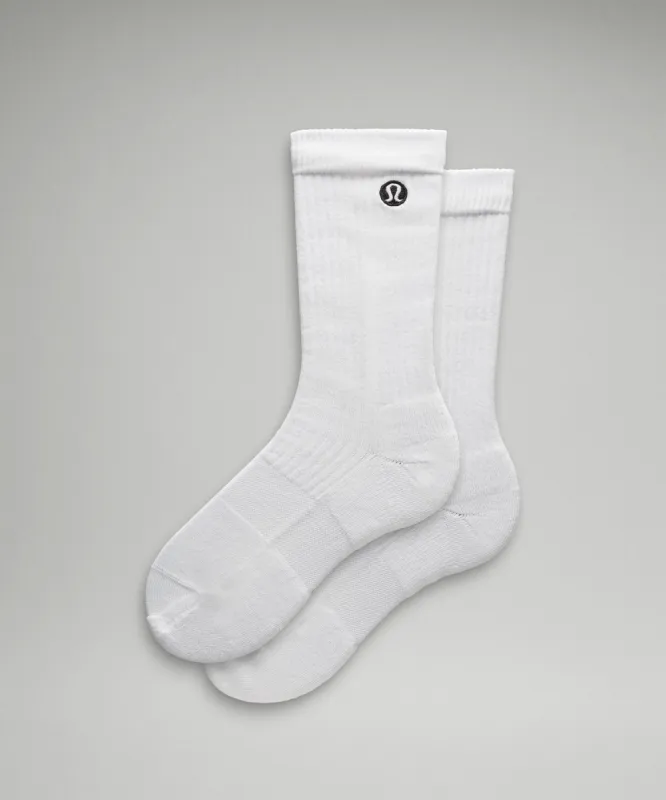 Men's Daily Stride Ribbed Comfort Crew Socks sold by Lululemon