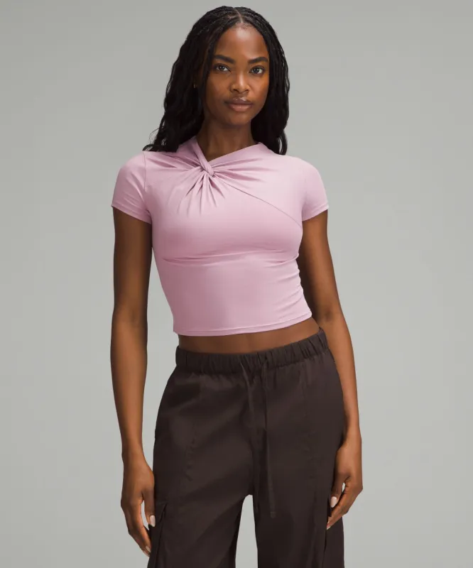 Asymmetrical Front-Twist T-Shirt sold by Lululemon