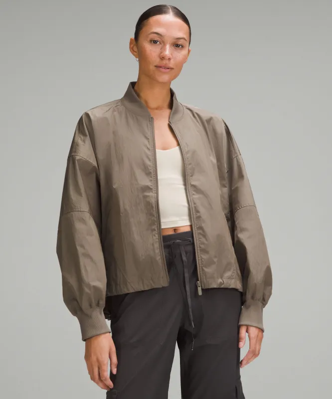 Lightweight Hem-Cinch Bomber Jacket sold by Lululemon
