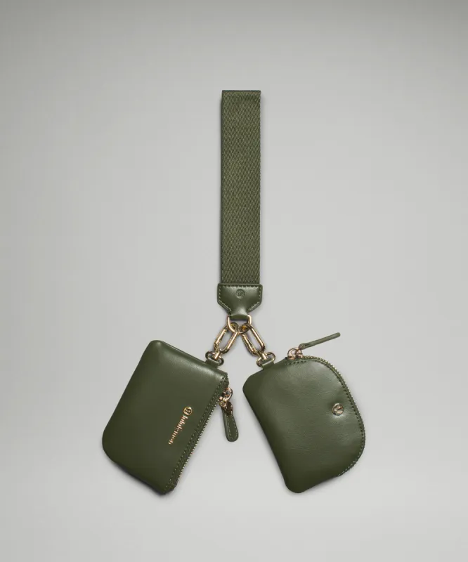 Dual Pouch Wristlet *Cactus Material sold by Lululemon