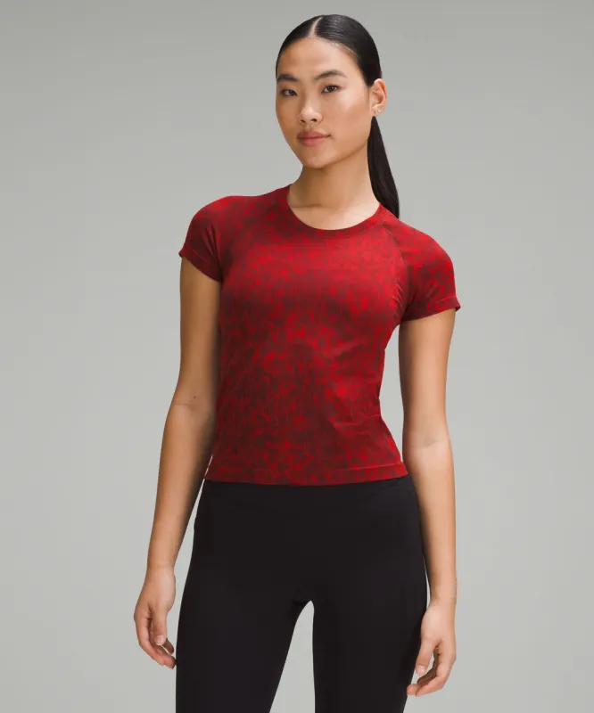 Lunar New Year Swiftly Tech Short-Sleeve Shirt 2.0 Race Length sold by Lululemon