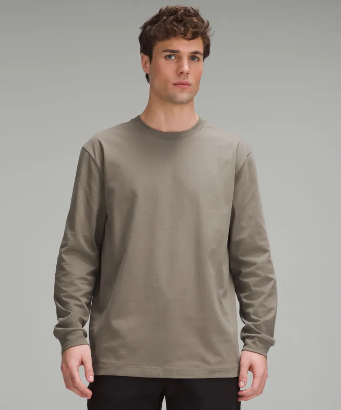 Heavyweight Cotton Jersey Long-Sleeve Shirt sold by Lululemon