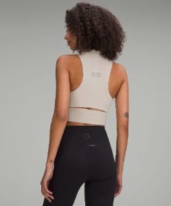 Nulux Cropped Half-Zip Track Tank Top sold by Lululemon