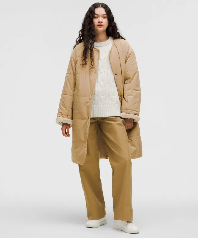 Fleece-Lined Insulated Long Coat sold by Lululemon