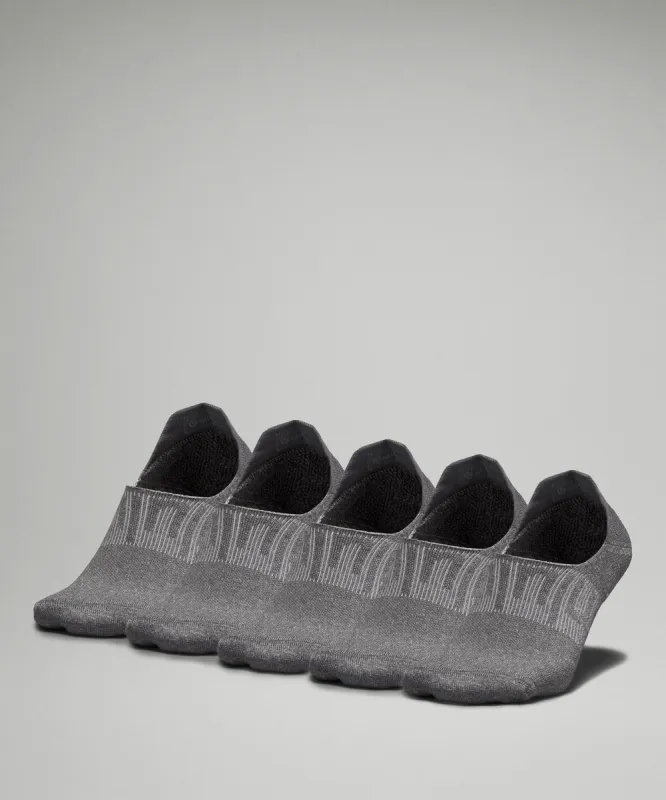 Men's Power Stride No-Show Socks with Active Grip *5 Pack sold by Lululemon