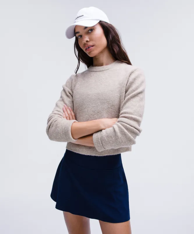 Alpaca Wool-Blend Cropped Sweater sold by Lululemon