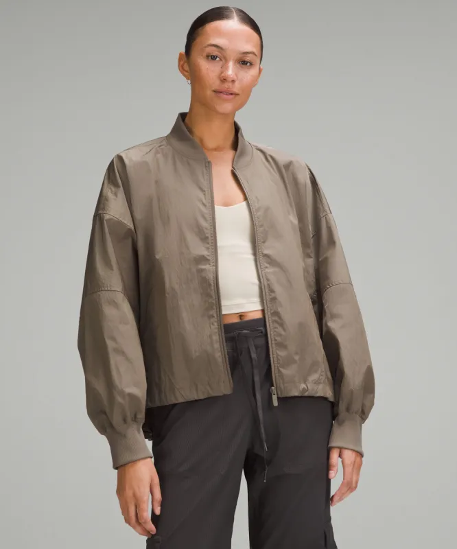 Lightweight Hem-Cinch Bomber Jacket sold by Lululemon