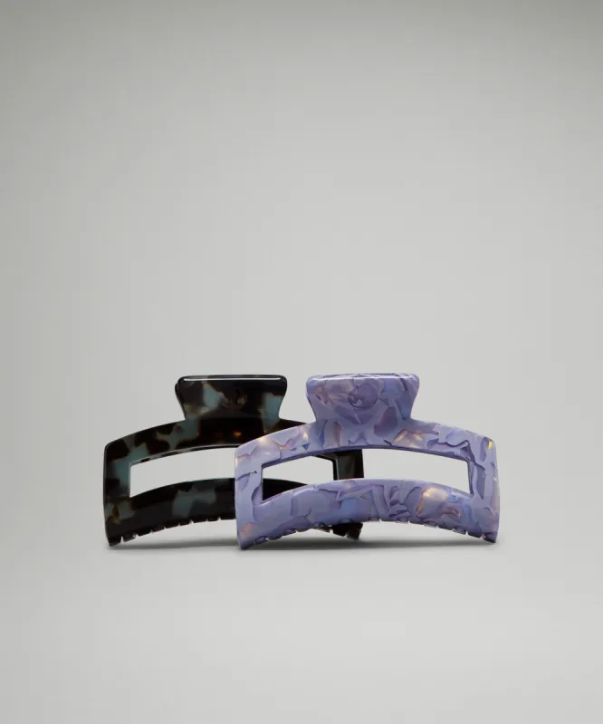 Large Claw Hair Clips *2 Pack sold by Lululemon