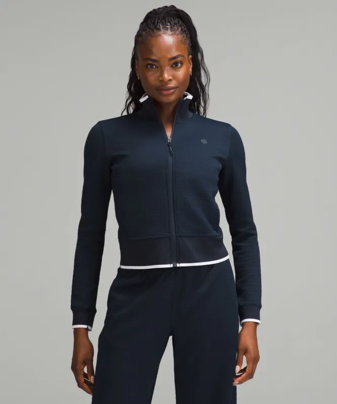 Textured Slim-Fit Track Jacket sold by Lululemon