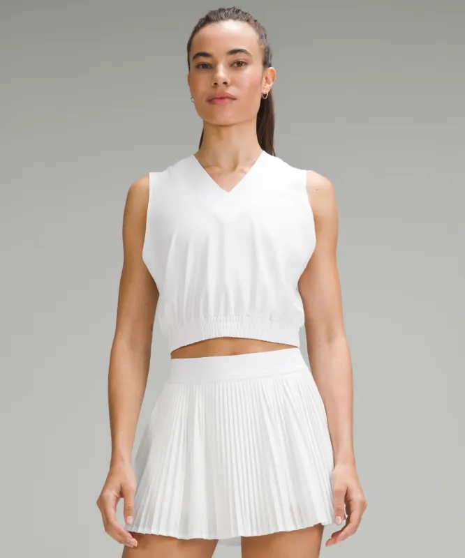 Sleeveless Cropped Tennis Tank Top sold by Lululemon
