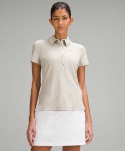 Quick Dry Short-Sleeve Polo Shirt *Straight Hem sold by Lululemon