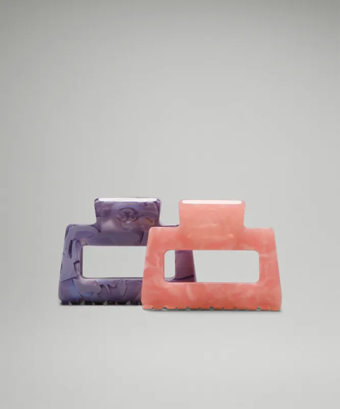 Medium Claw Hair Clips *2 Pack sold by Lululemon