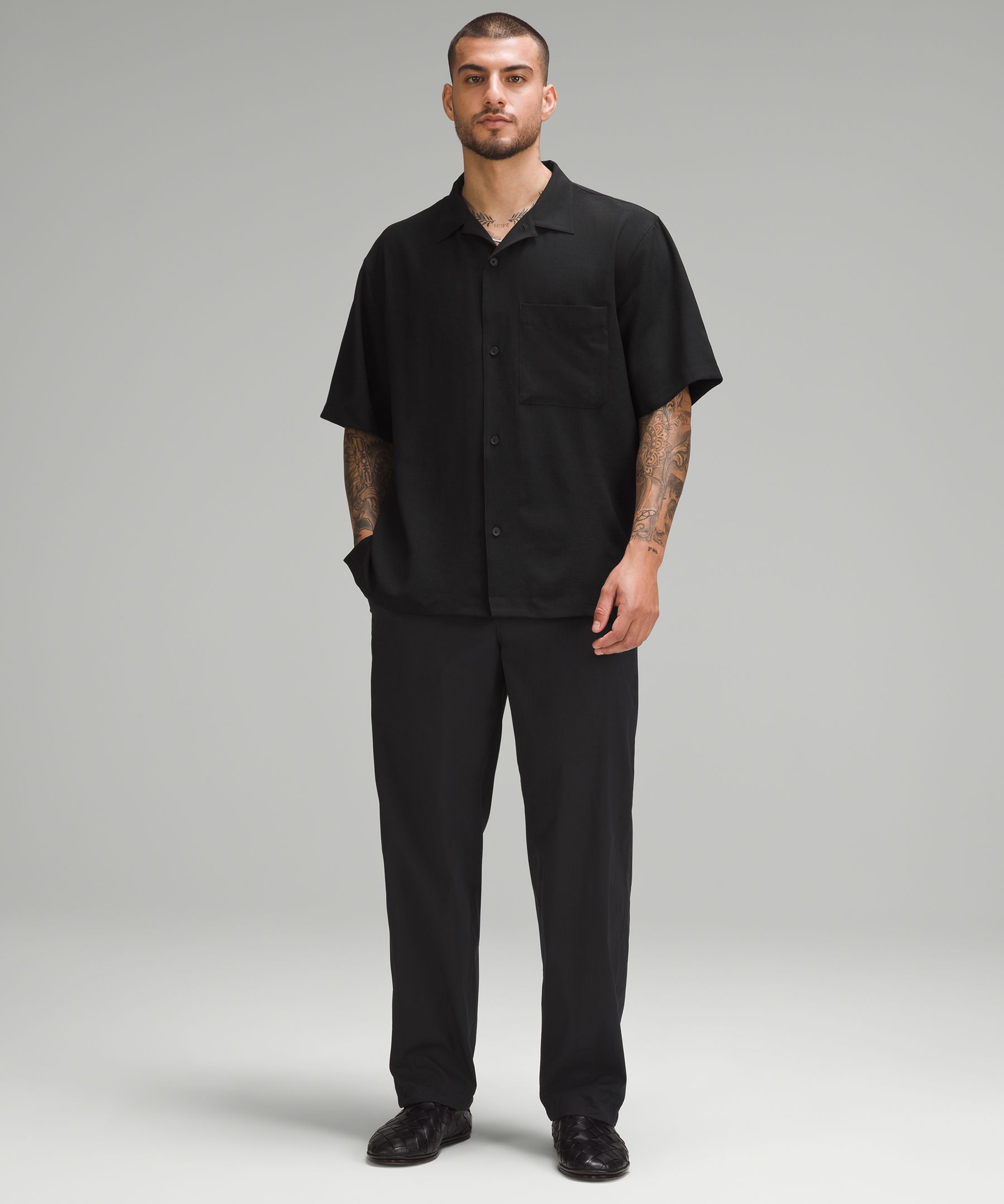 Lightweight Camp Collar Button-Up Shirt sold by Lululemon product image thumbnail 2