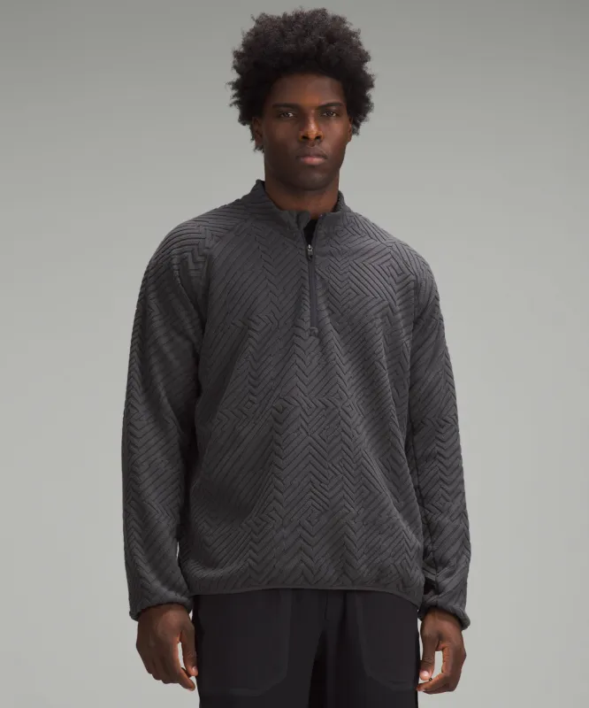 Textured Fleece Hiking Half Zip sold by Lululemon