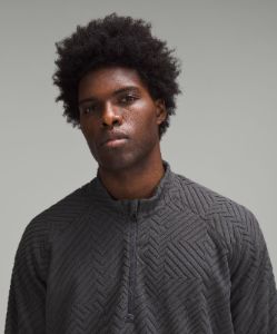 Textured Fleece Hiking Half Zip sold by Lululemon