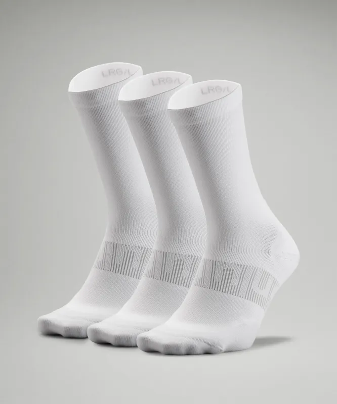 Men's Power Stride Crew Socks *3 Pack sold by Lululemon
