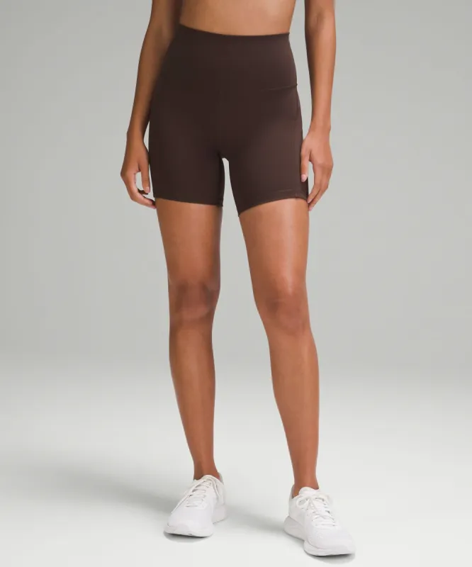 Wunder Train High-Rise Short with Pockets 6" sold by Lululemon