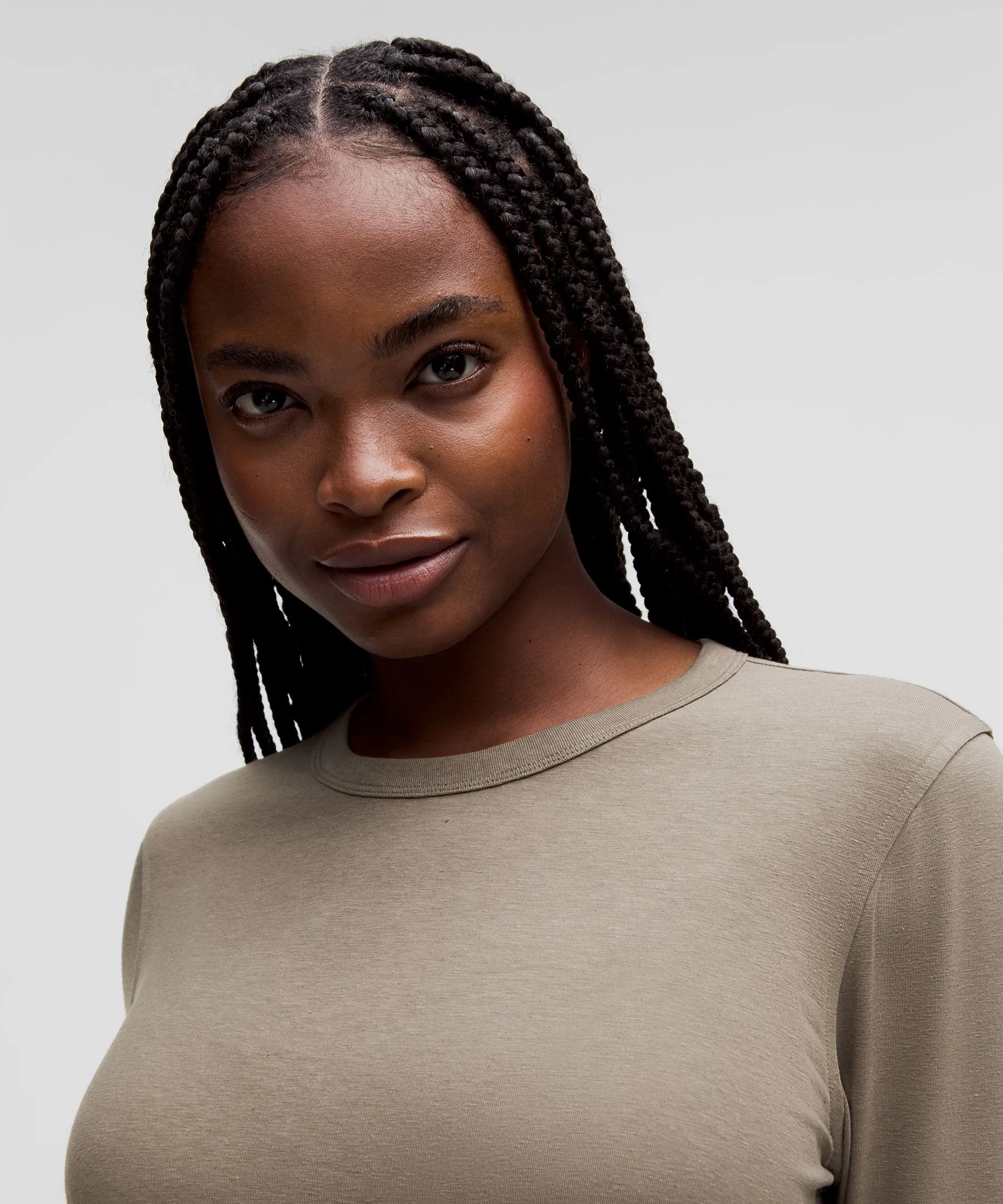 Classic-Fit Cotton-Blend Long-Sleeve Dress sold by Lululemon product image thumbnail 3