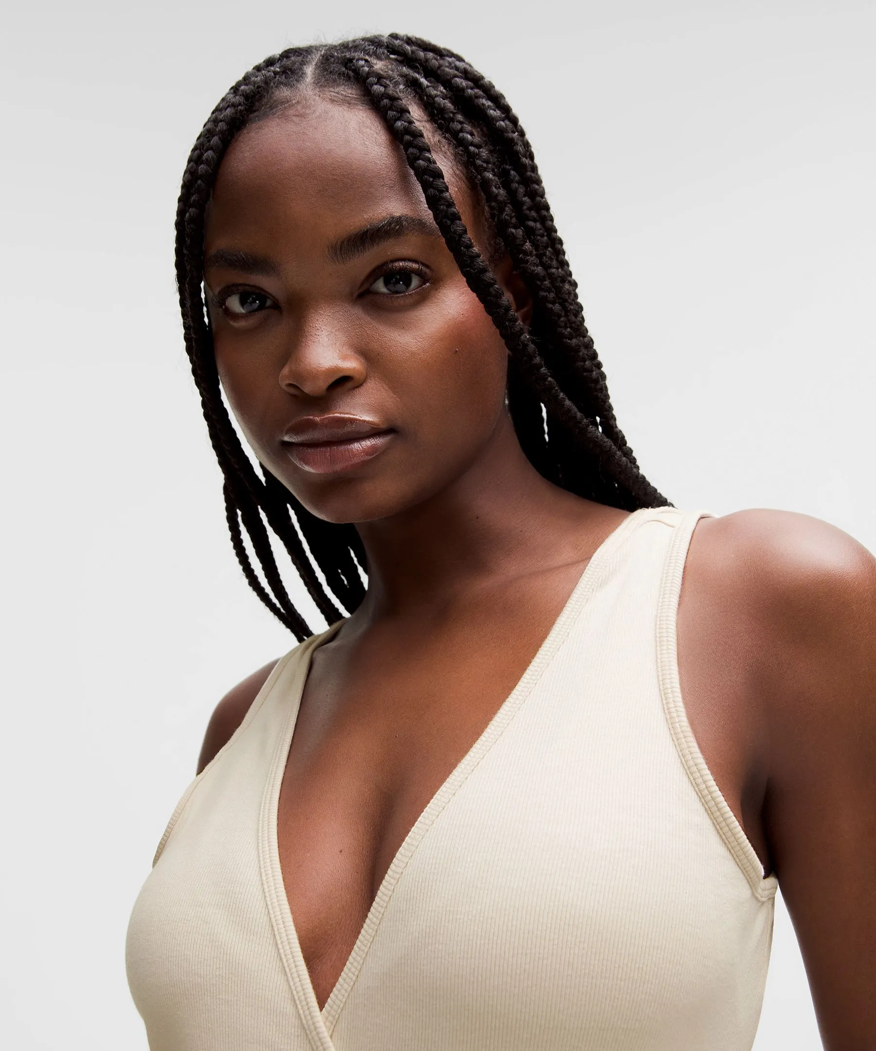 Cropped Wide-Leg Ribbed Jumpsuit sold by Lululemon product image thumbnail 3