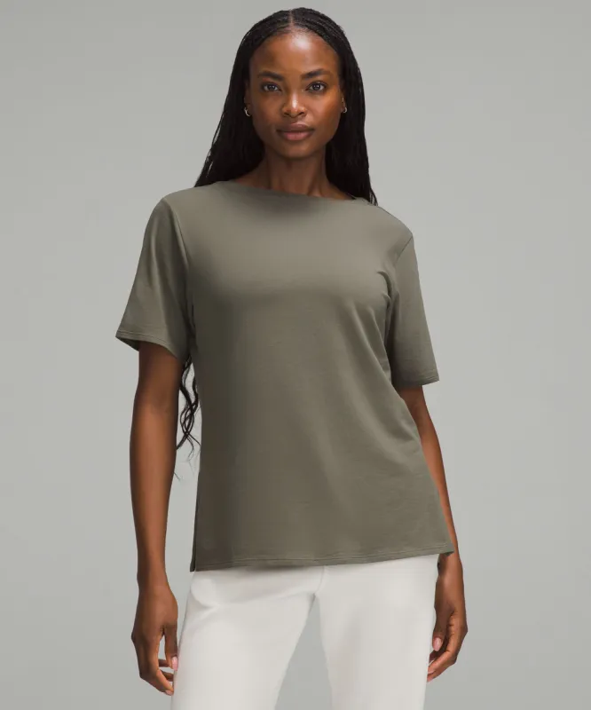 Relaxed-Fit Boatneck T-Shirt sold by Lululemon