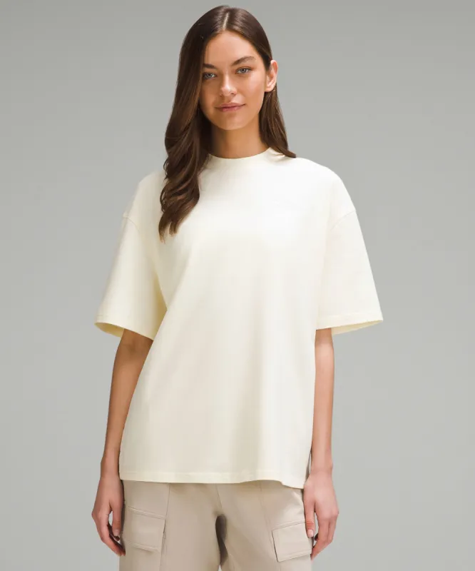 Brushed Heavyweight Cotton Crewneck T-Shirt sold by Lululemon