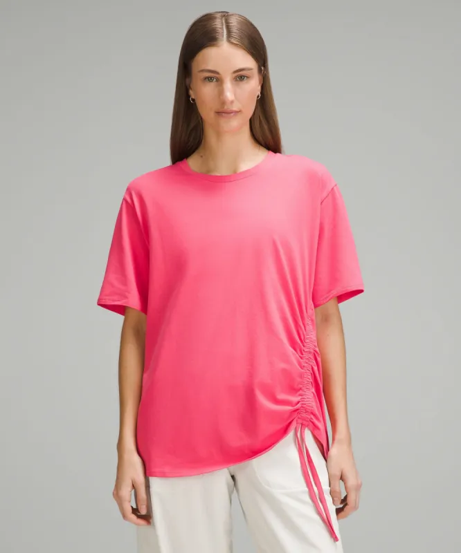 Side-Cinch Cotton T-Shirt made by Lululemon