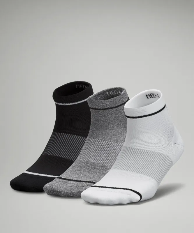 Women's Power Stride Ankle Socks Stripe *3 Pack sold by Lululemon