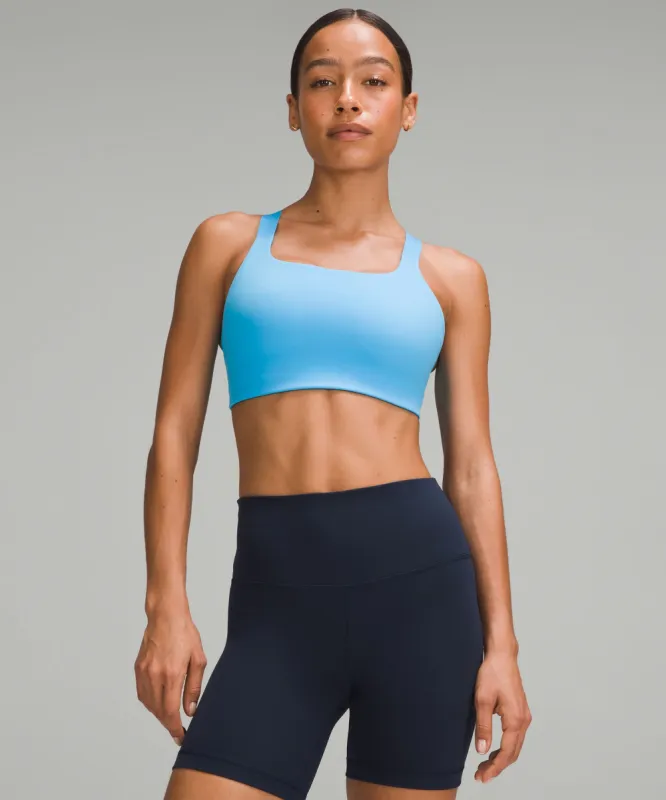 Ultralu Square-Neck Workout Bra *Medium Support, D/DD Cup sold by Lululemon