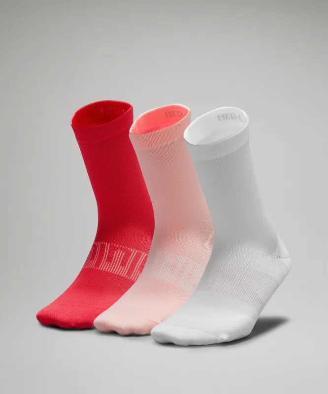Women's Power Stride Crew Socks *3 Pack sold by Lululemon