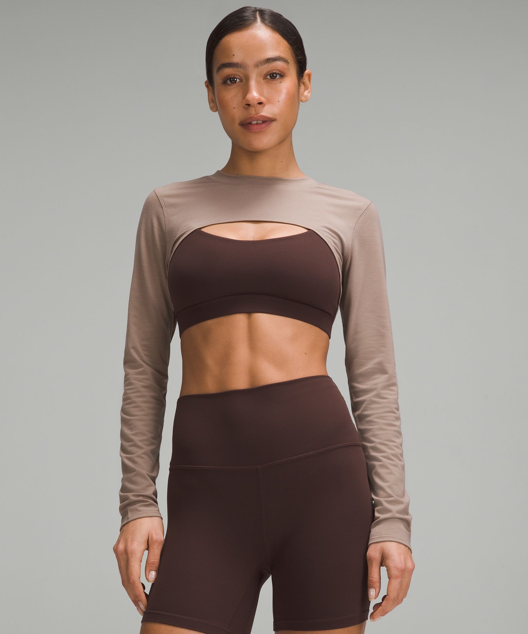 Long-Sleeve Crewneck Shrug sold by Lululemon