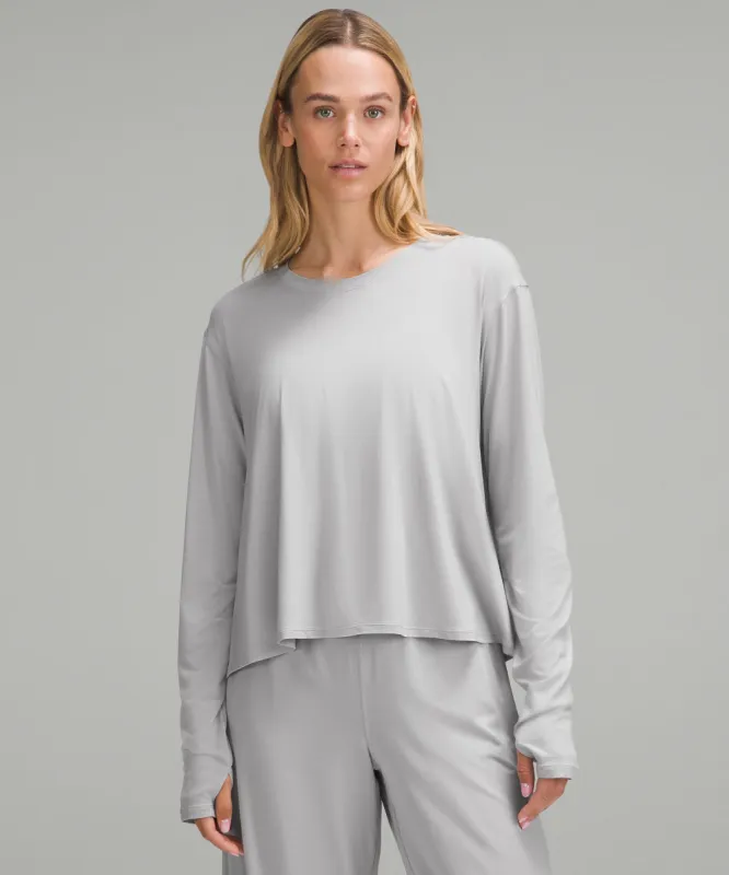 Modal Relaxed-Fit Lounge Long-Sleeve Shirt sold by Lululemon