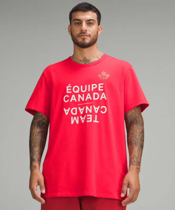 Team Canada lululemon Fundamental Cotton T-Shirt *COC Logo sold by Lululemon