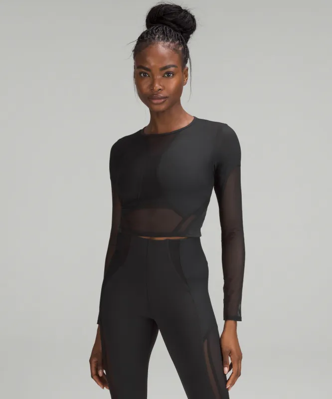 Mesh Panelled Training Long Sleeve Shirt sold by Lululemon