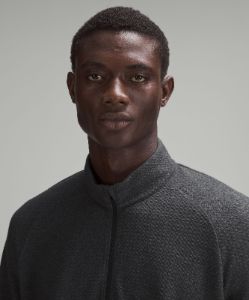 Textured Double-Knit Cotton Half Zip sold by Lululemon