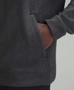 Textured Double-Knit Cotton Half Zip sold by Lululemon