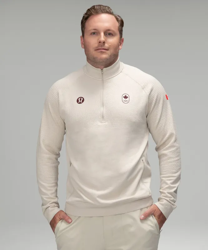 Team Canada Engineered Warmth Half Zip *COC Logo sold by Lululemon