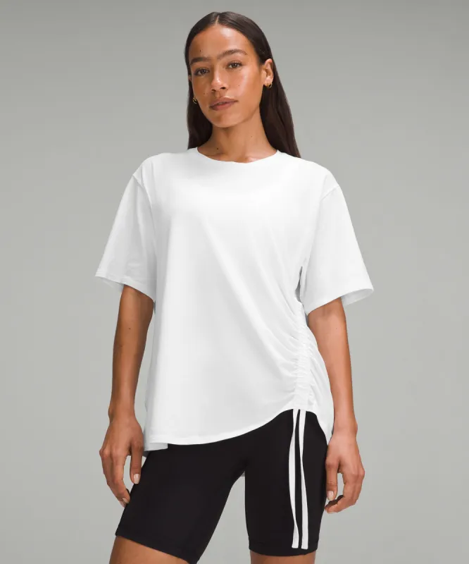 Side-Cinch Cotton T-Shirt sold by Lululemon