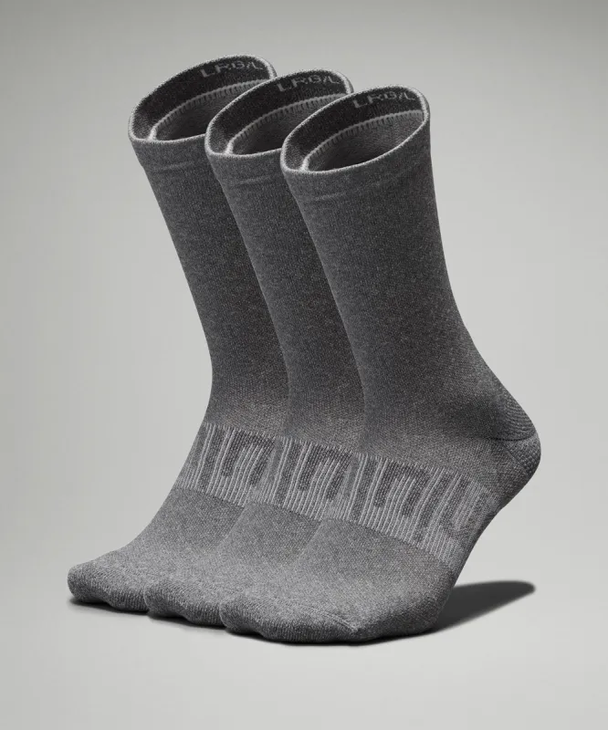 Men's Power Stride Crew Socks *3 Pack sold by Lululemon