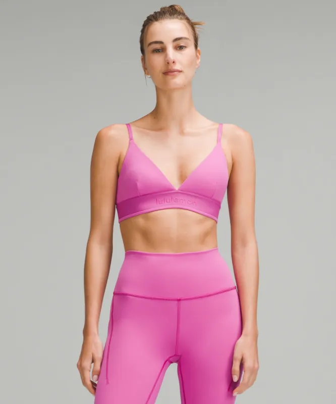 License to Train Triangle Bra Light Support, A/B Cup *Logo sold by Lululemon