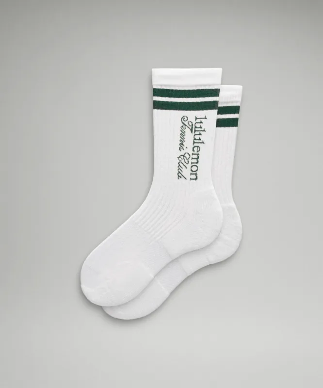 Women's Daily Stride Ribbed Comfort Crew Socks *Tennis Club sold by Lululemon