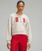 Team Canada Perfectly Oversized Cropped Crew *CPC Logo sold by Lululemon