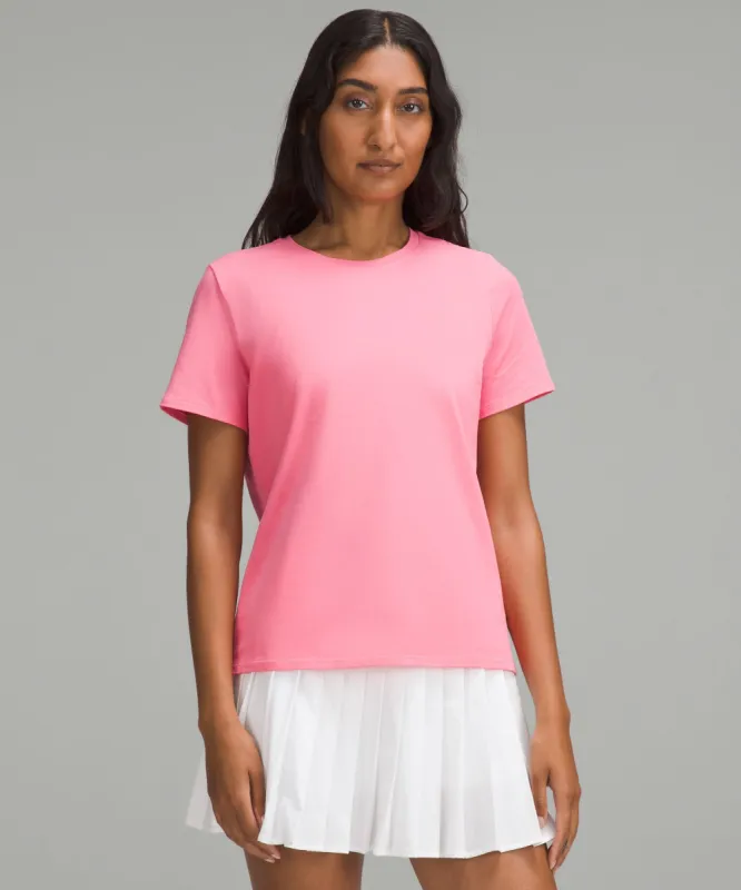 Organic Cotton Straight-Hem Crewneck T-Shirt sold by Lululemon