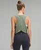 Soft-Knit Crewneck Cropped Tank Top sold by Lululemon