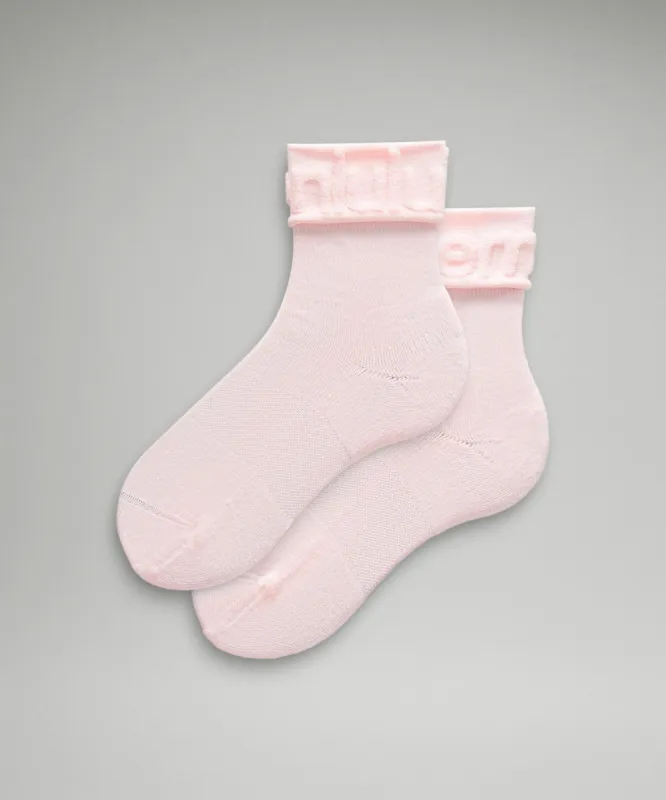 Women's Daily Stride Fold-Over Terry Crew Socks sold by Lululemon