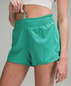 Hotty Hot High-Rise Lined Shorts 4" sold by Lululemon