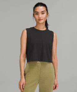 All Yours Cropped Cotton Tank Top sold by Lululemon