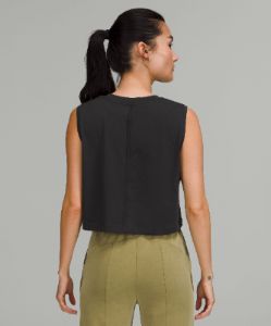 All Yours Cropped Cotton Tank Top sold by Lululemon