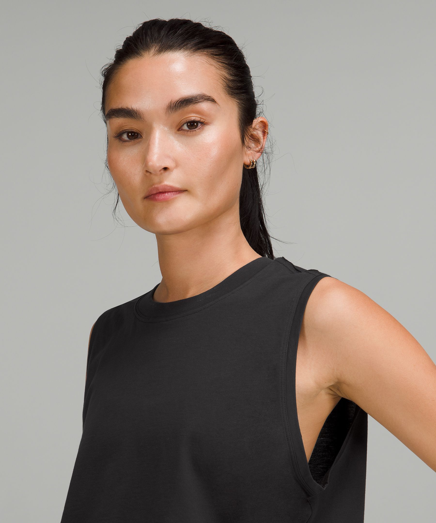 All Yours Cropped Cotton Tank Top sold by Lululemon product image thumbnail 4