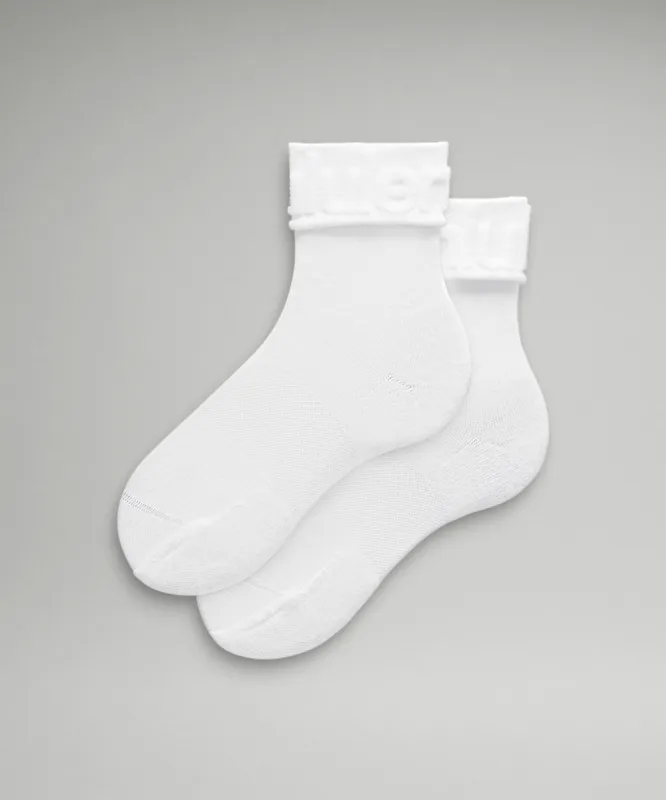 Women's Daily Stride Fold-Over Terry Crew Socks sold by Lululemon